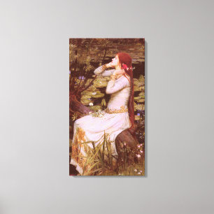 Ophelia av John William Waterhouse Canvastryck