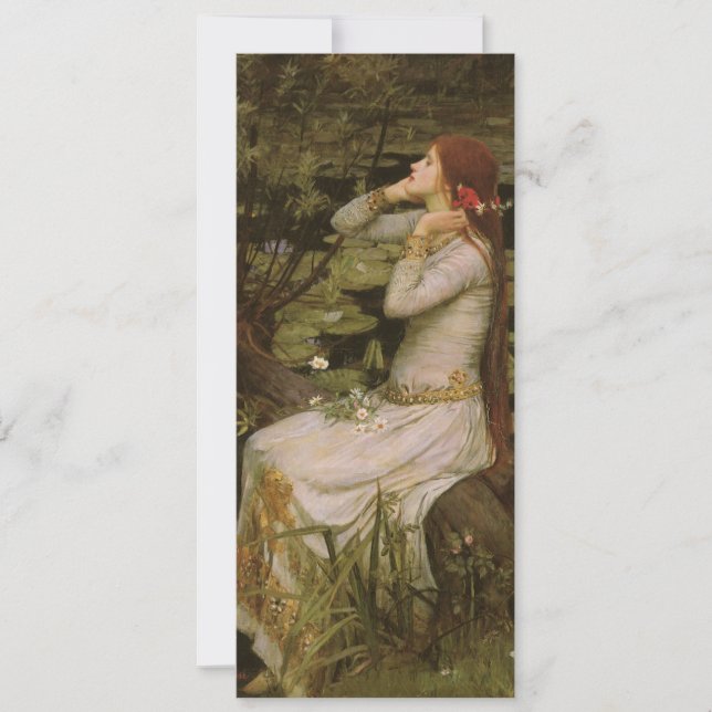 Ophelia av Pond av John William Waterhouse (Framsida)