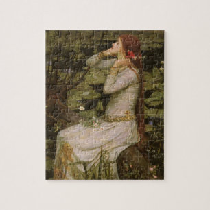 Ophelia av Pond av John William Waterhouse Pussel