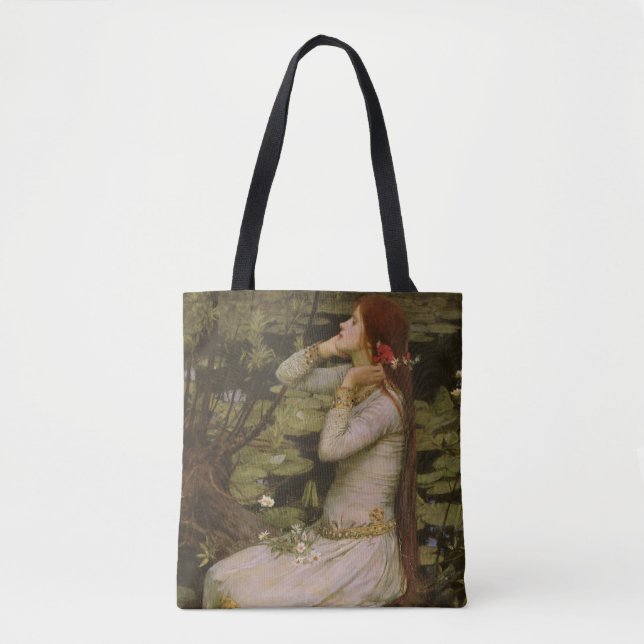 Ophelia av Pond av John William Waterhouse Tygkasse (Framsida)