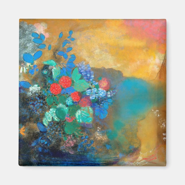 Ophelia bland Blommor, Redon Magnet (Framsidan)