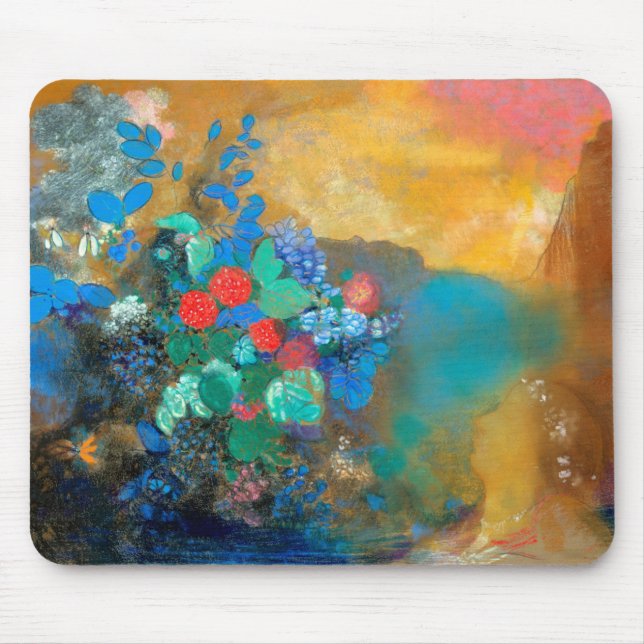 Ophelia bland Blommor, Redon Musmatta (Framsidan)