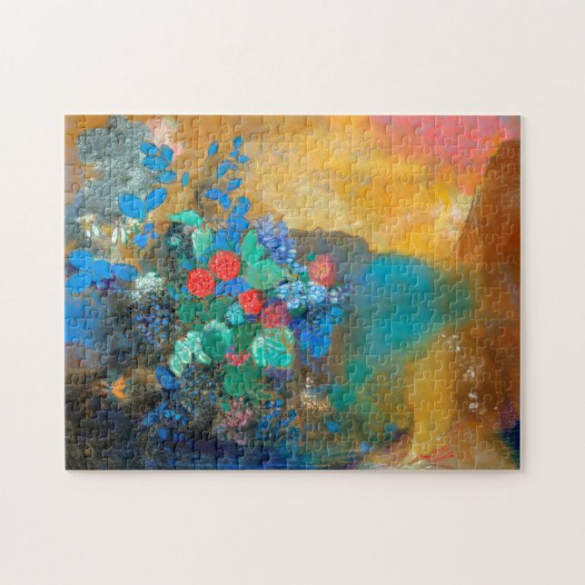 Ophelia bland Blommor, Redon Pussel (Horisontell)