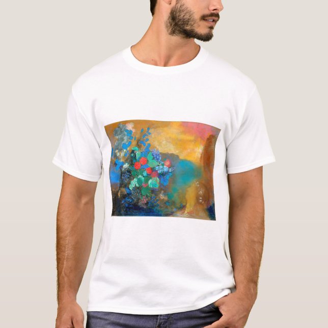Ophelia bland Blommor, Redon T Shirt (Framsida)