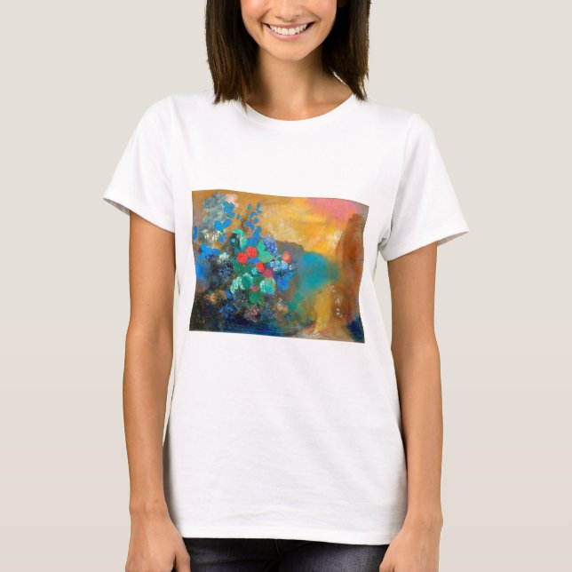 Ophelia bland Blommor, Redon T Shirt (Framsida)