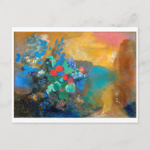 Ophelia bland Blommor, Redon Vykort