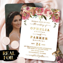 Ophelia Floral Förlovningsfoto Bröllop Riktigt Gul