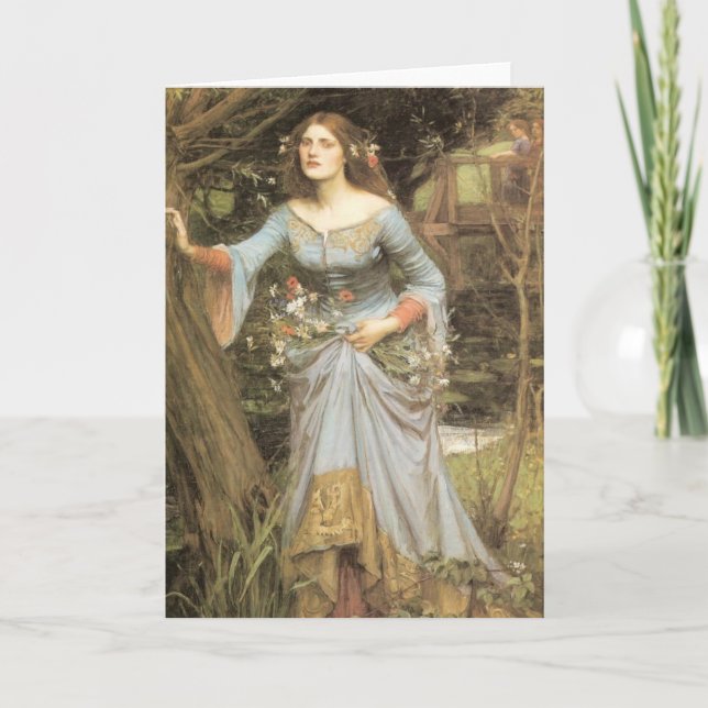 Ophelia hälsningkort kort (Framsida)