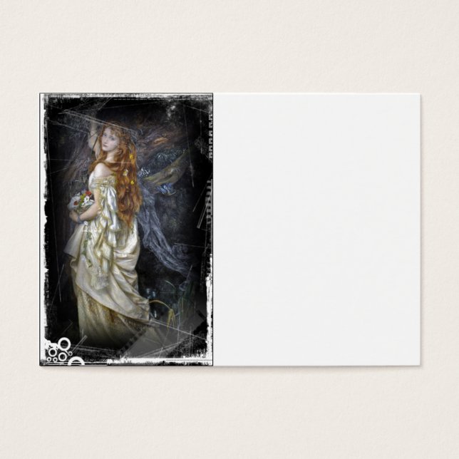 Ophelia i White Visitkort (Framsidan)
