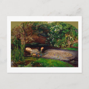 Ophelia, John Everett Millais, 1851-1852 Vykort