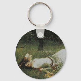 Ophelia [John William Waterhouse] Nyckelring