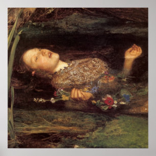 Ophelia-målning Poster