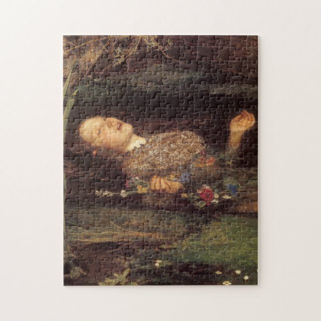 Ophelia-målning Pussel (Vertikal)
