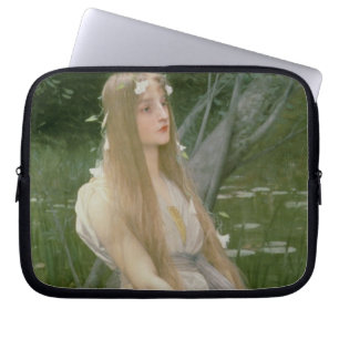 Ophelia (olja på kanfas) laptop sleeve