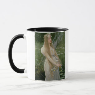 Ophelia (olja på kanfas) mugg