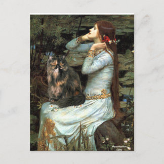 Ophelia - persisk katt med tigrerad päls vykort