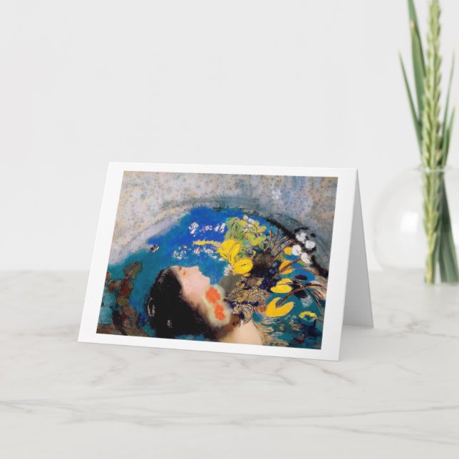 Ophelia, Redon Kort (Framsida)