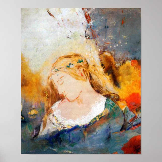 Ophelia, Redon Poster (Framsidan)