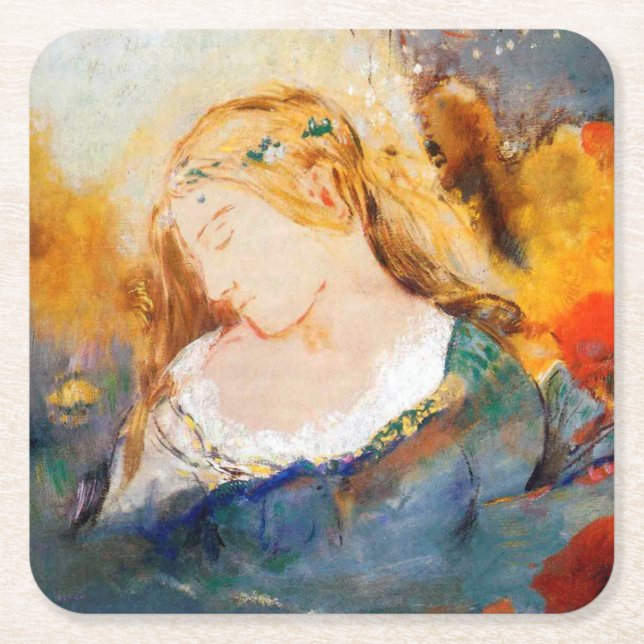 Ophelia, Redon Underlägg Papper Kvadrat (Framsidan)