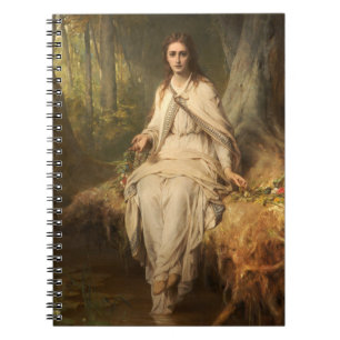 Ophelia Thomas Francis Dicksee Art Anteckningsbok