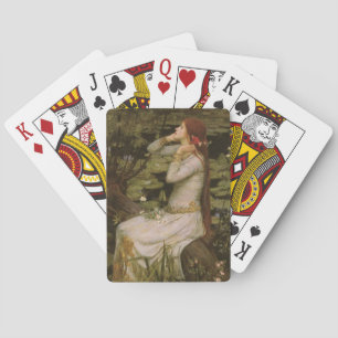 Ophelia vid dammen av John William Waterhouse Casinokort