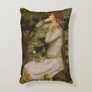 Ophelia vid dammen av John William Waterhouse Prydnadskudde