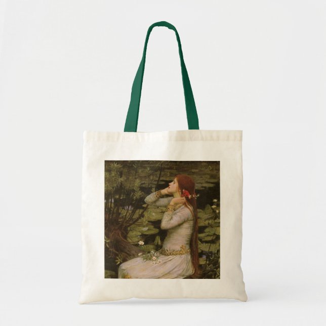 Ophelia vid dammen av John William Waterhouse Tygkasse (Framsidan)