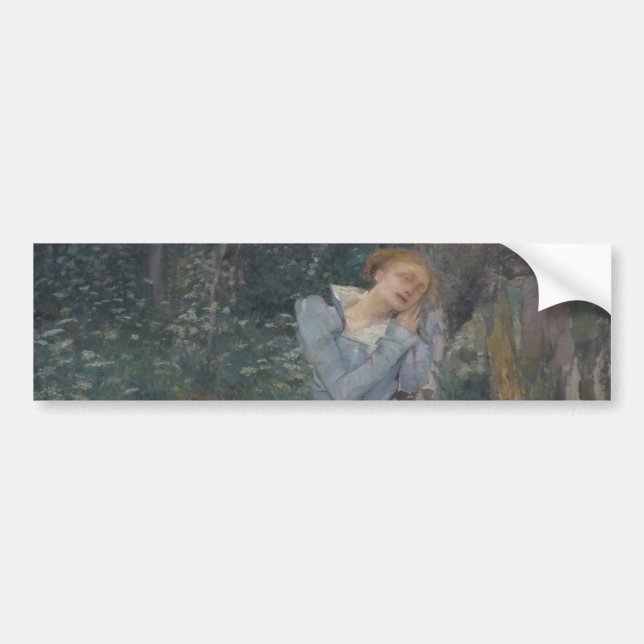 Ophelia (Weeping Woman) (av Jules Bastien-Lepage) Bildekal (Framsidan)