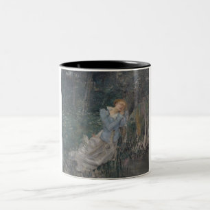 Ophelia (Weeping Woman) (av Jules Bastien-Lepage) Två-Tonad Mugg