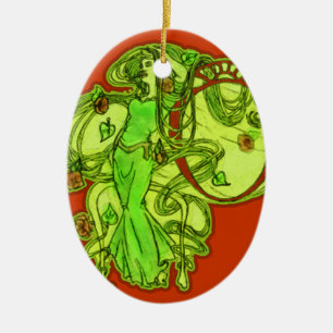 Ophelias Absinthe Julgransprydnad Keramik