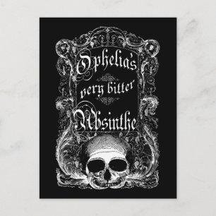 Ophelias mycket bittra absint vykort