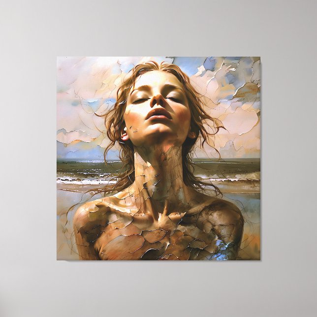 Ophira-fragment av havet canvastryck (Framsida)