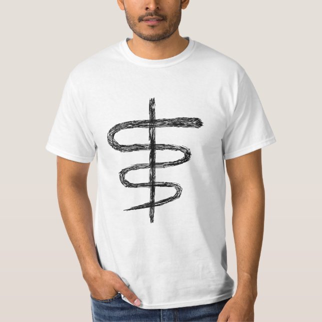 Ophiuchus. Astrologisk Zodiac undertecknar. Black. Tröja (Framsida)