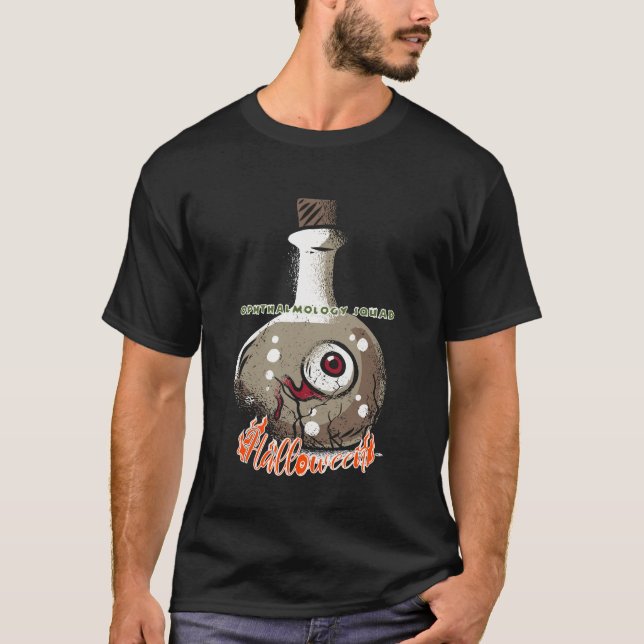 Ophthalmology Squad - Halloween Öga T Shirt (Framsida)