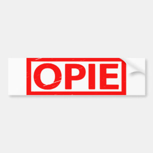 Opie Frimärke Bildekal
