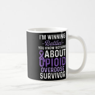 Opioid Överdosering Medvetandegörare Överlevnad 43 Kaffemugg