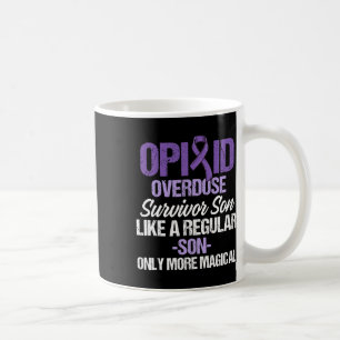 Opioid Överdosering Medvetandegörare Överlevnad 45 Kaffemugg