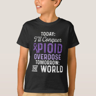 Opioid Överdosering Medvetandegörare Överlevnad 47 T Shirt