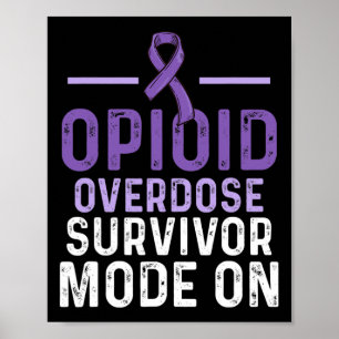 Opioid Överdosering Medvetandegörare Survivor 10 Poster