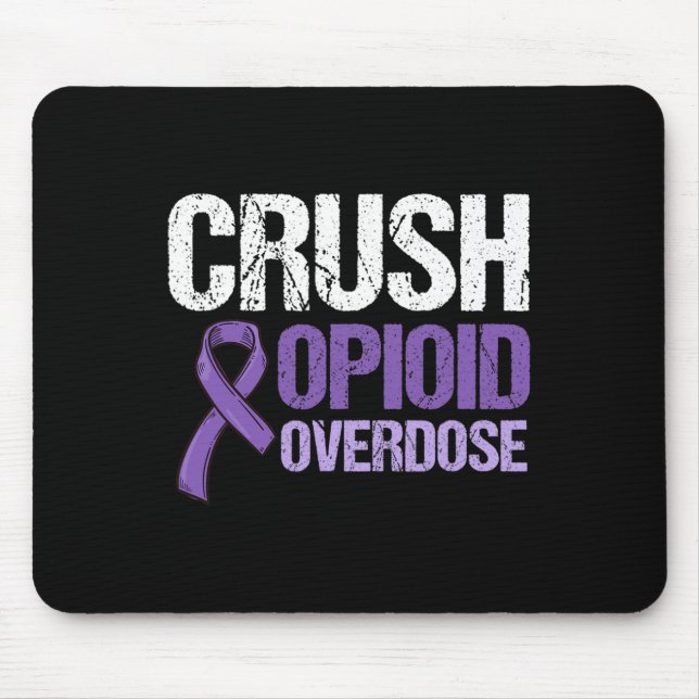 Opioid Överdosering Medvetandegörare Survivor 11 Musmatta (Framsidan)