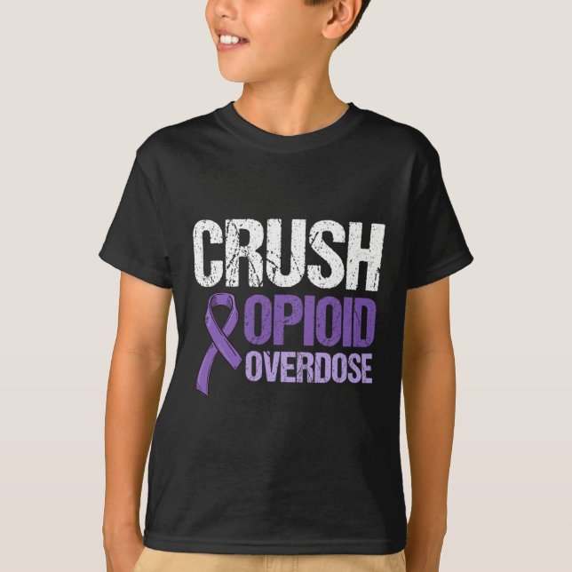 Opioid Överdosering Medvetandegörare Survivor 11 T Shirt (Framsida)