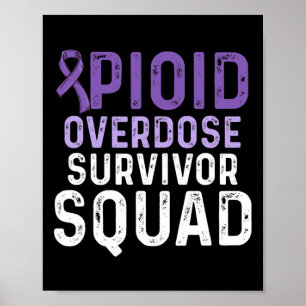 Opioid Överdosering Medvetandegörare Survivor 12 Poster