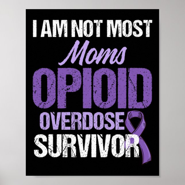 Opioid Överdosering Medvetandegörare Survivor 13 Poster (Framsidan)