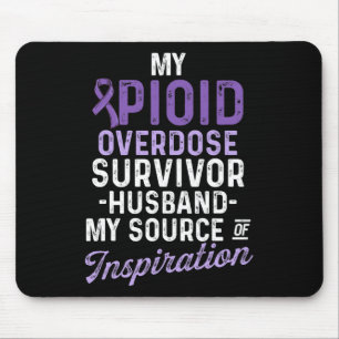 Opioid Överdosering Medvetandegörare Survivor 17 Musmatta