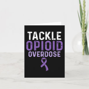 Opioid Överdosering Medvetandegörare Survivor 18 Kort