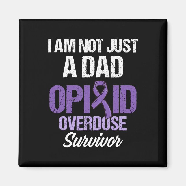 Opioid överdoseringsmedvetandehöjare Survivor &# Magnet (Framsidan)