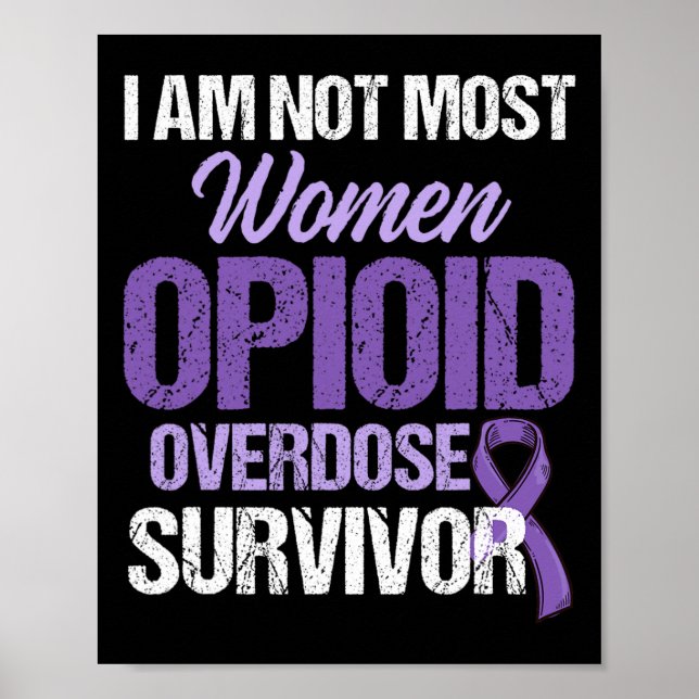 Opioidöverdos Medvetenhet Warrior Survivor 19  Poster (Framsidan)