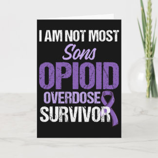 Opioidöverdos Medvetenhet Warrior Survivor 63 Kort