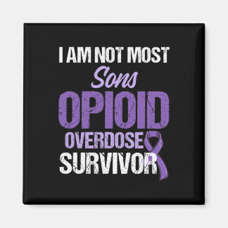 Opioidöverdos medvetenhet Warrior Survivor 63 Magnet