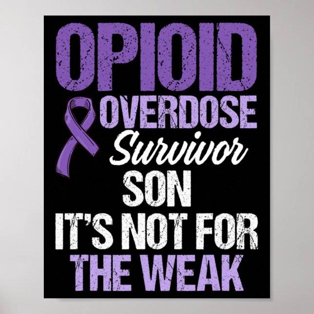 Opioidöverdos medvetenhet Warrior Survivor 73  Poster (Framsidan)